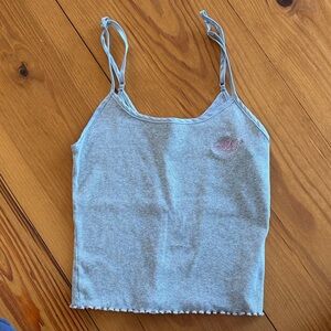 Victoria's Secret Light Gray Ribbed Knit Camisole